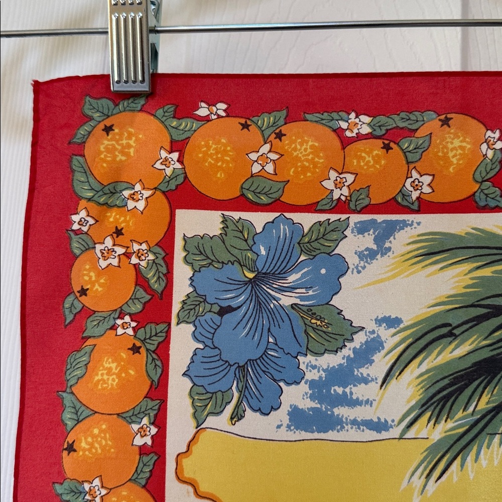 Vtg Florida Scarf - Picture 3 of 7